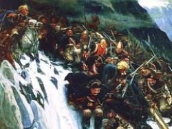 21 сентября начался знаменитый переход через Альпы армии Александра Суворова