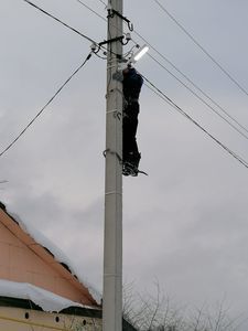 Ярче, больше и дешевле: в поселке Октябрьский установили новые уличные светильники