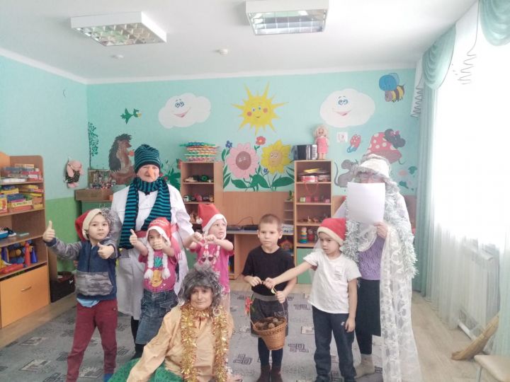 В Ямбулатовском детсаду отметили День рождения Снеговика