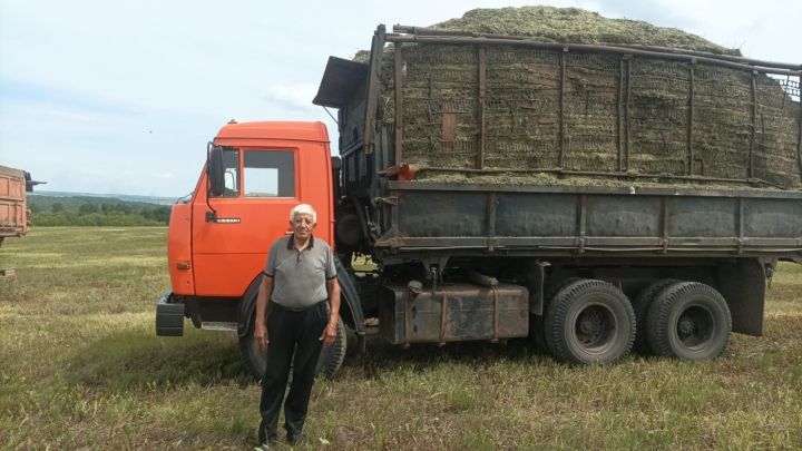 В Верхнеуслонском районе продолжаются работы по заготовке кормов