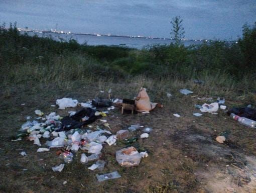 Как гости из города на природе «отдохнули»