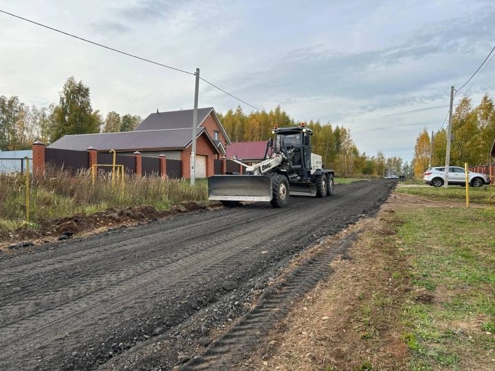 В населенных пунктах Верхнеуслонского района благоустраивают дороги