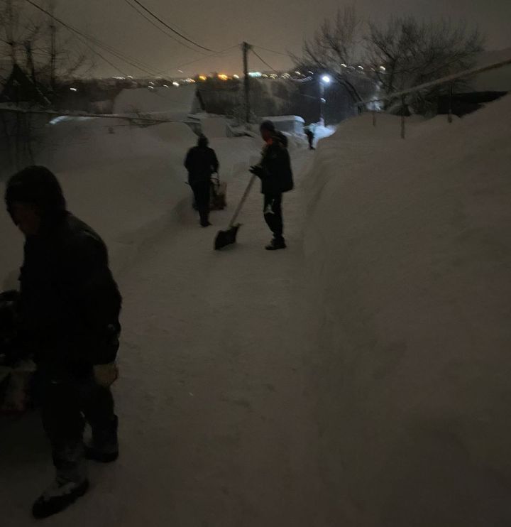 Снежный коллапс объединяет: жители района выходят на борьбу со снегом