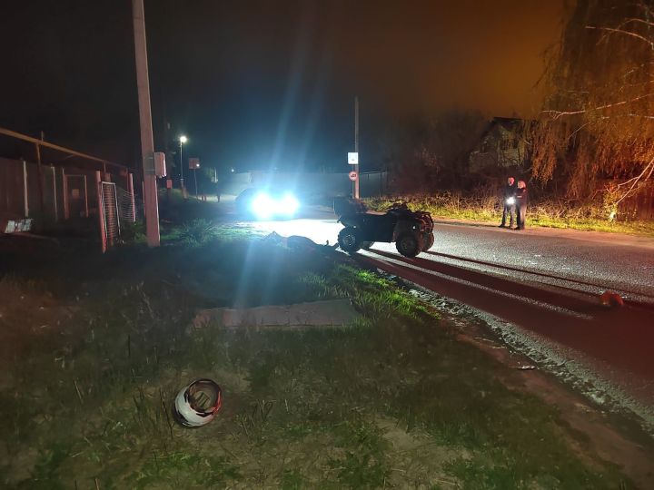 В Татарстане пожилой мужчина погиб при опрокидывании квадроцикла
