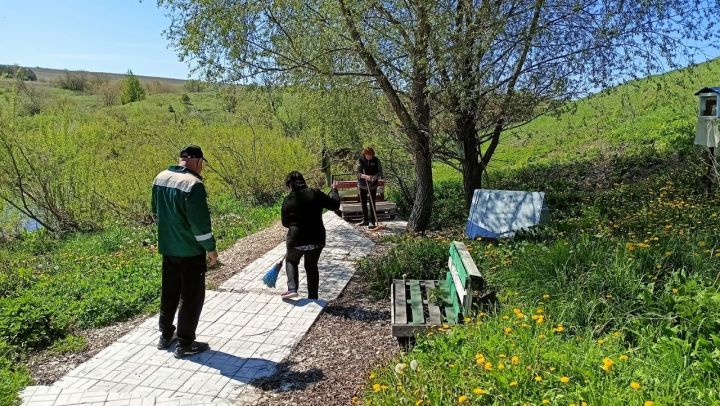 В Кильдееве прошла акция «Чистый родник»