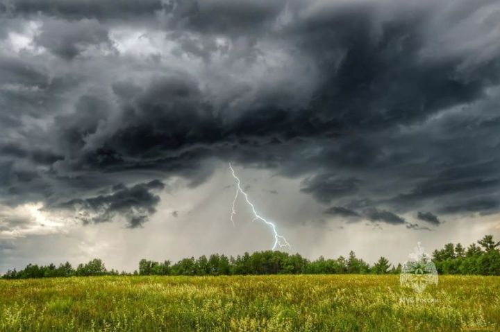 Синоптики предупредили о грозах, сильном ветре и граде в Татарстане
