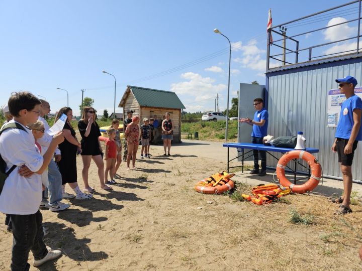 Спасатели напомнили верхнеуслонцам о правилах поведения на воде