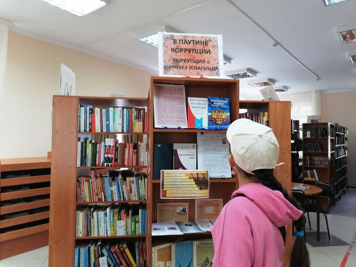 В Верхнем Услоне открыта выставка книг «В паутине коррупции»