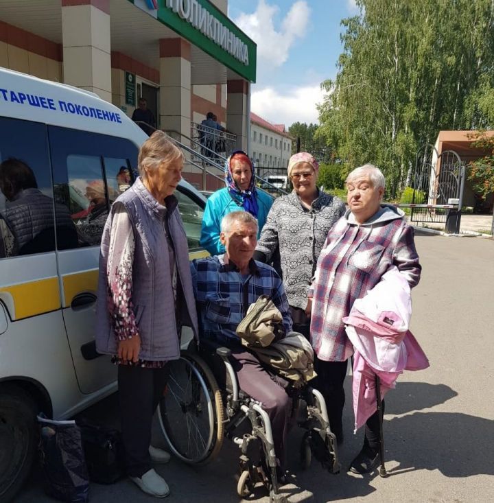 В Верхнеуслонском районе услугой по доставке в медучреждения воспользовались порядка 498 пожилых граждан