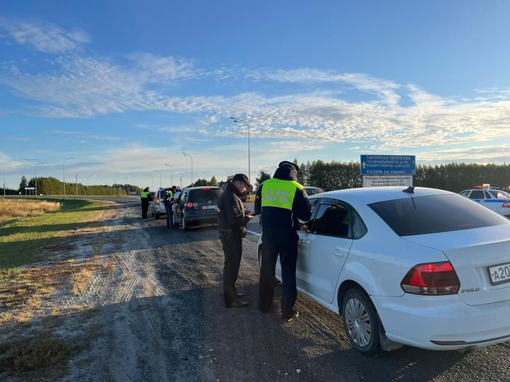 В Верхнеуслонском районе в ходе «Тоннеля» выявлены нарушения ПДД