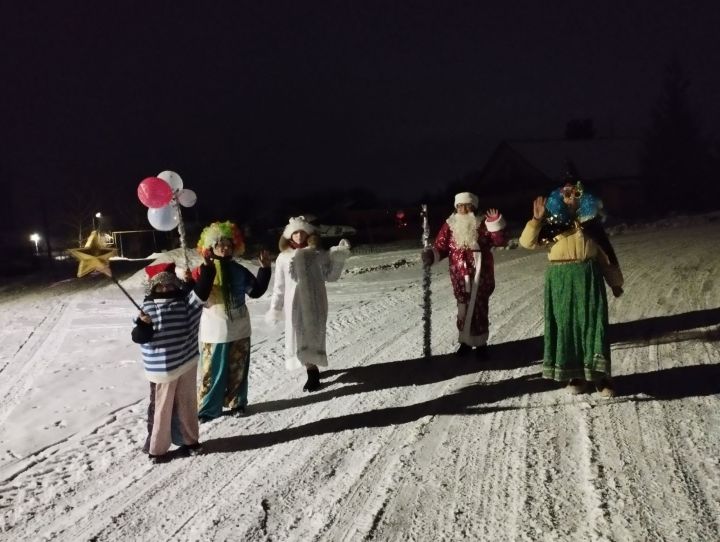 В Ямбулатове прошли яркие новогодние мероприятия