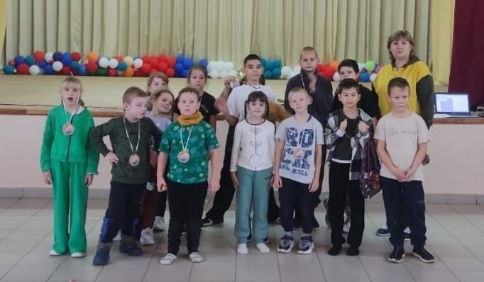 Спортивная программа «Веселые старты» для детей прошла в Кураловском СДК