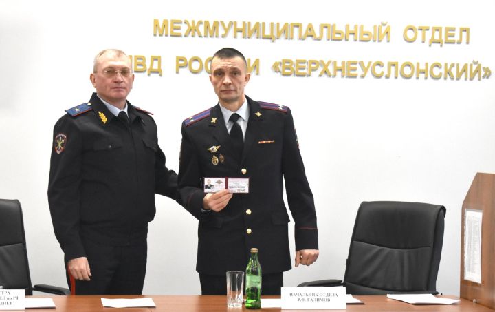 Подполковник полиции Раиль Галимов возглавил МО МВД «Верхнеуслонский»