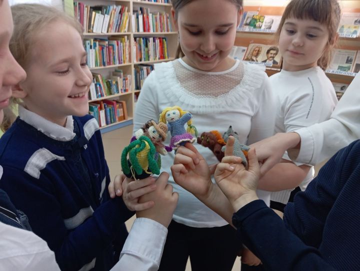 В Верхнеуслонской детской библиотеке прошли фольклорные посиделки