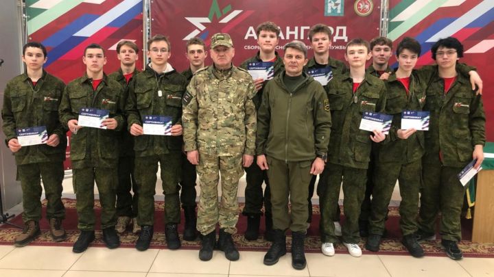 Верхнеуслонские школьники прошли учебно-полевые сборы