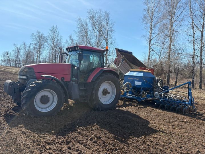 В Верхнеуслонском районе идет сев яровых зерновых и зернобобовых культур