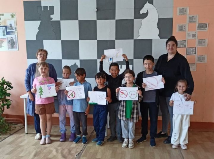 В Верхнеуслонском районе прошел антинаркотический конкурс рисунков