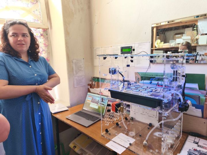 Матюшино мәктәбендә инновацион роботлаштырылган теплица эшләтеп җибәрделәр