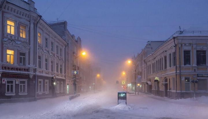 В Татарстане объявлено штормовое предупреждение из-за сильных морозов