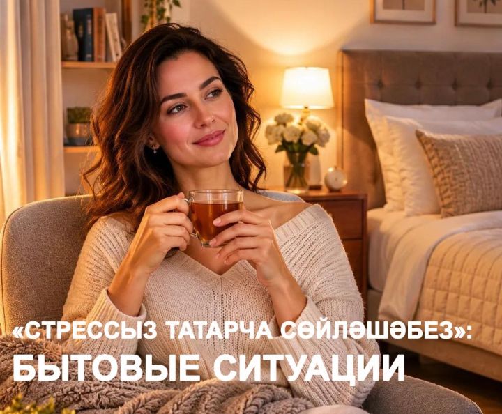 Учим глаголы для бытовых ситуаций: «Стрессыз татарча сөйләшәбез»