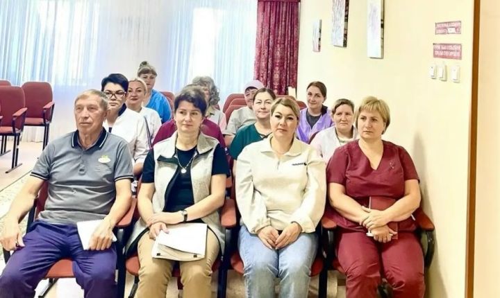 В Верхнеуслонском доме-интернате провели инструктаж по действиям в ЧС